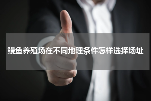 鳗鱼养殖场在不同地理条件怎样选择场址